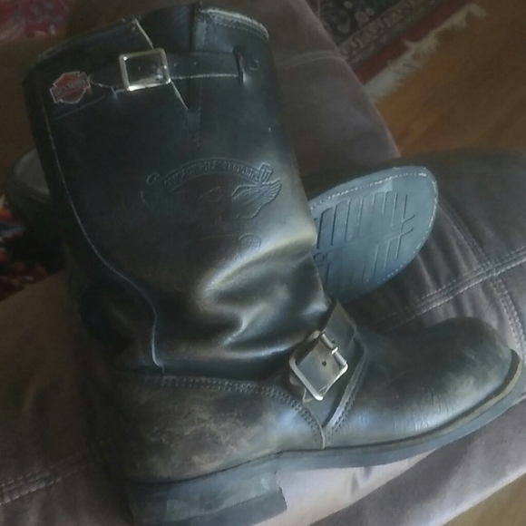 Harley Davidson Boots size 10 - Picture 4 of 8